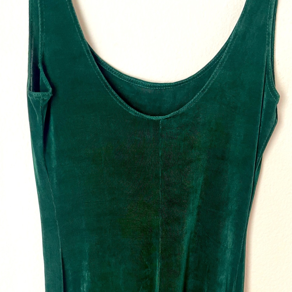VINTAGE FOREST GREEN MINI DRESS 🌿💚 - Picture 4 of 6